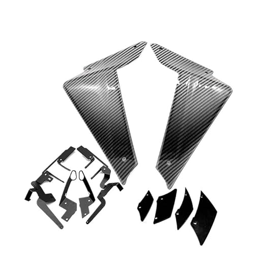 NCXKZLH Motorradverkleidungen Flügelseite Motorrad Sport Abtrieb Nackte Seite Spoiler Aerodynamische Flügel Deflektor Für MT09 MT-09/SP 2021 2022 2023 von NCXKZLH