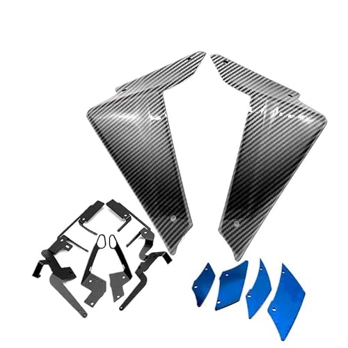 NCXKZLH Motorradverkleidungen Flügelseite Motorrad Sport Abtrieb Nackte Seite Spoiler Aerodynamische Flügel Deflektor Für MT09 MT-09/SP 2021 2022 2023 von NCXKZLH