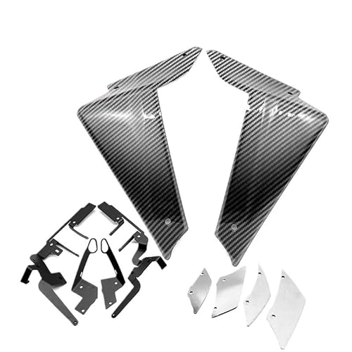 NCXKZLH Motorradverkleidungen Flügelseite Motorrad Sport Abtrieb Nackte Seite Spoiler Aerodynamische Flügel Deflektor Für MT09 MT-09/SP 2021 2022 2023 von NCXKZLH