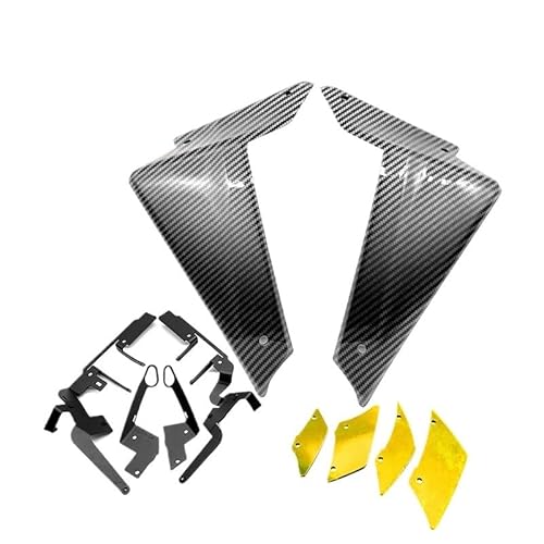 NCXKZLH Motorradverkleidungen Flügelseite Motorrad Sport Abtrieb Nackte Seite Spoiler Aerodynamische Flügel Deflektor Für MT09 MT-09/SP 2021 2022 2023 von NCXKZLH