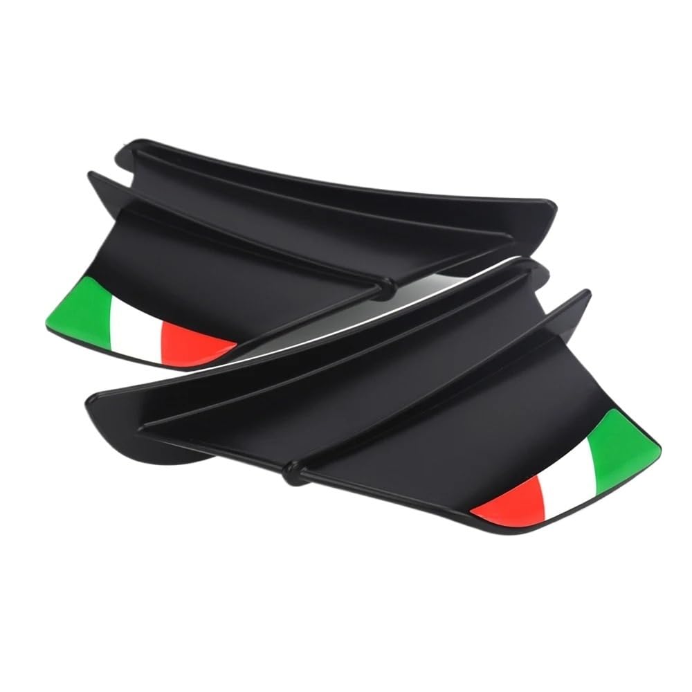 NCXKZLH Motorradverkleidungen Flügelseite Motorrad Winglet Aerodynamischer Seitenflügel-Fin-Spoiler für YZF R1 R6 R25 von NCXKZLH