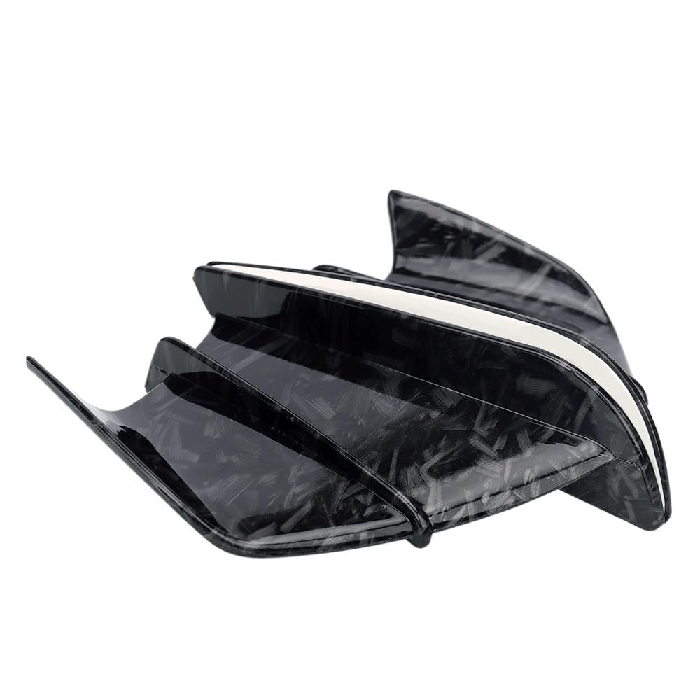 NCXKZLH Motorradverkleidungen Flügelseite Motorrad Winglet Aerodynamischer Seitenflügel-Fin-Spoiler für YZF R1 R6 R25 von NCXKZLH