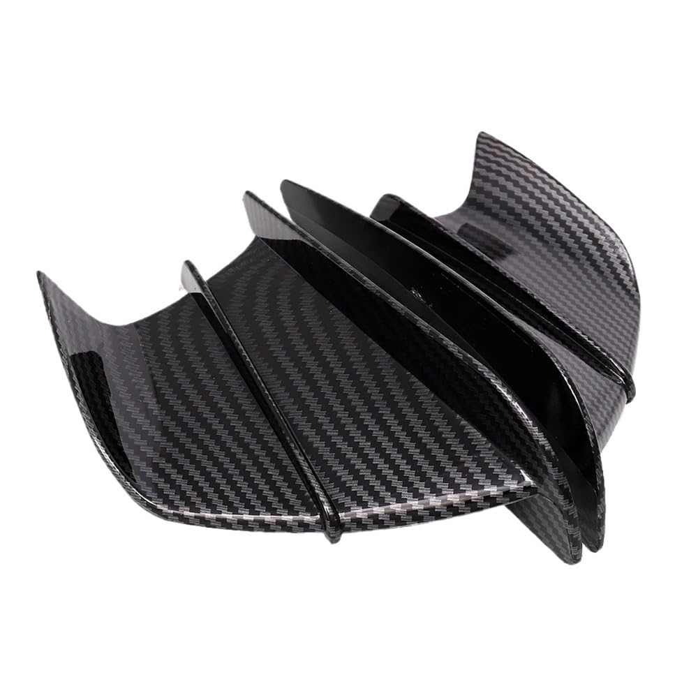 NCXKZLH Motorradverkleidungen Flügelseite Motorrad Winglet Aerodynamischer Seitenflügel-Fin-Spoiler für YZF R1 R6 R25 von NCXKZLH