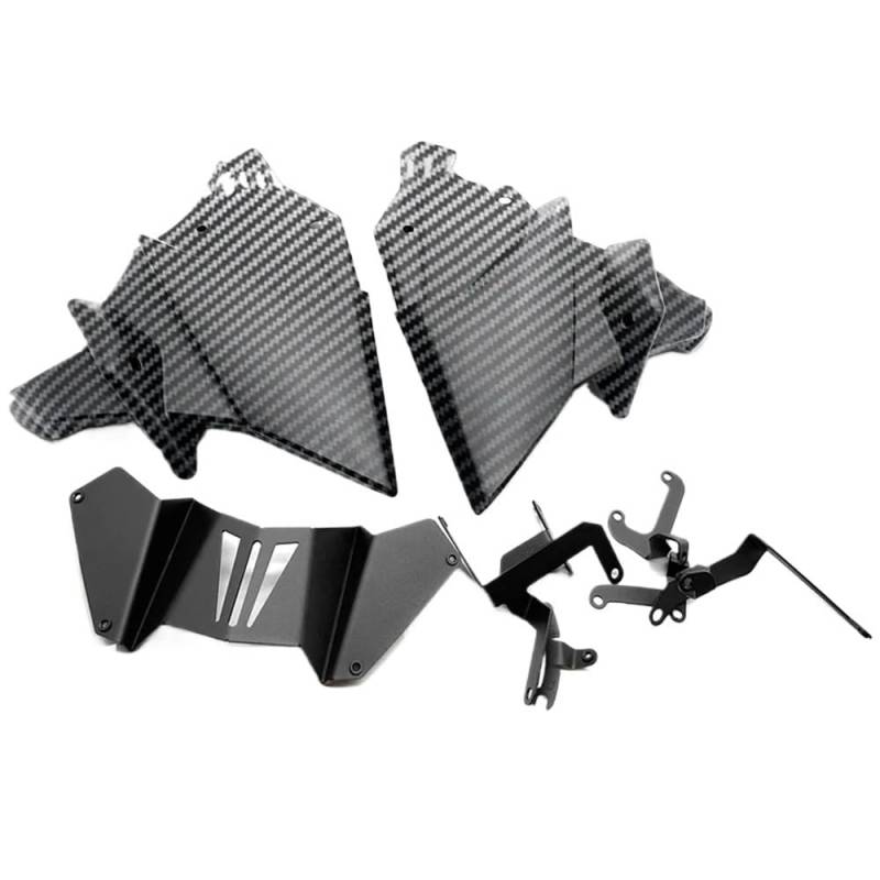 NCXKZLH Motorradverkleidungen Flügelseite Motorradzubehör Nachrüstteile Verkleidung Kotflügel Abdeckplatten Kits für FZ09 MT-09 2021 2022 2023 von NCXKZLH