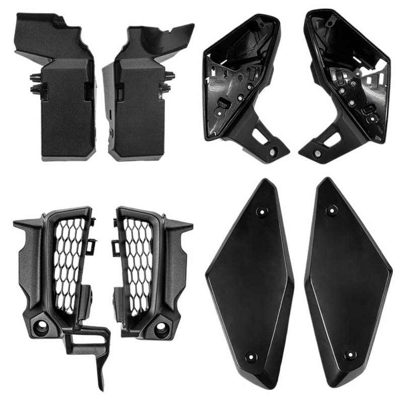 NCXKZLH Motorradverkleidungen Flügelseite Unlackierte Einspritz-Bodykit-Verkleidung für CB650R CB 650R 2019 2020 2021 2022 2023. Lufteinlass-Innenunterseitenabdeckung von NCXKZLH