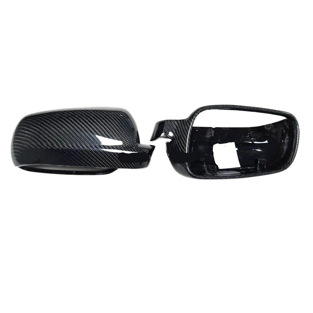 Tür Spiegelkappen Rückspiegelabdeckung Für Golf MK4 2004–2008, Kohlefaser-Seitenspiegelschalen, Rahmengehäuse Tür Spiegelkappen Rückspiegelabdeckung Für Golf MK4 2004–2008, Kohlefaser-Seitenspiegelschalen, Rahmengehäuse von NCXKZLH