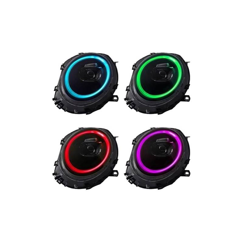 Auto-Styling, kompatibel mit BMW Mini R55 Scheinwerfer 2012–2014 R56 Scheinwerfer R57 DRL Blinker Fernlicht Projektorlinse von NDCIMBPF