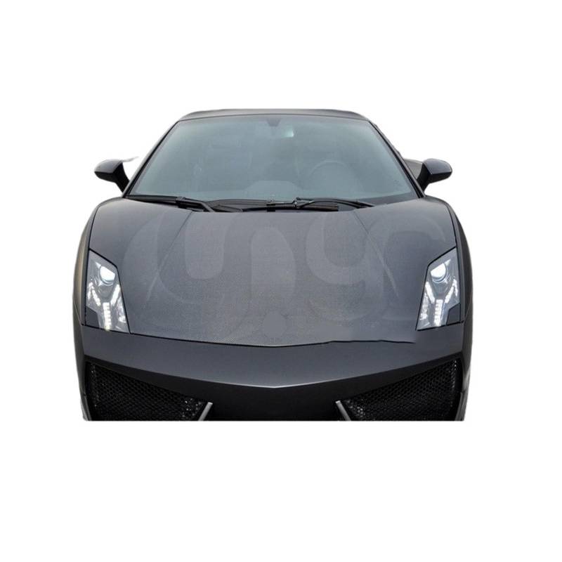 Auto-Styling Dry Carbon oder Carbon Fiber Body Kit Haube Kompatibel Für Gallardo LP540 550 560 570 2009-2012 OEM Haube Motorhaube(Carbon Fiber Pattern) von NDCIMBPF