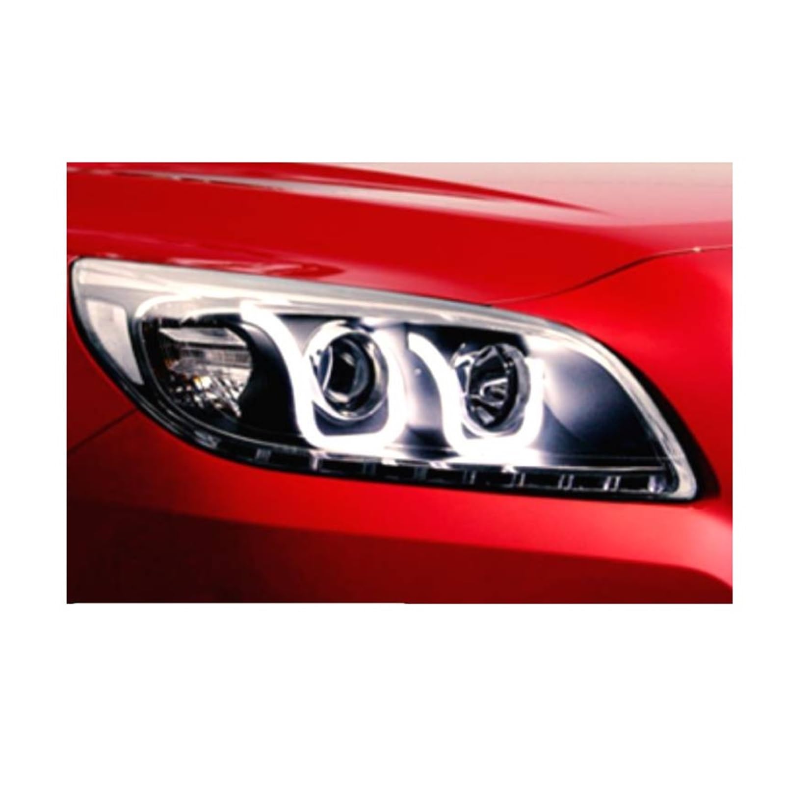 Auto-Styling Kompatibel für Chevrolet Malibu Scheinwerfer 2012-2014 Scheinwerfer Tagfahrlicht Bi-Xenon-Strahl Nebelscheinwerfer Montage(5000K) von NDCIMBPF