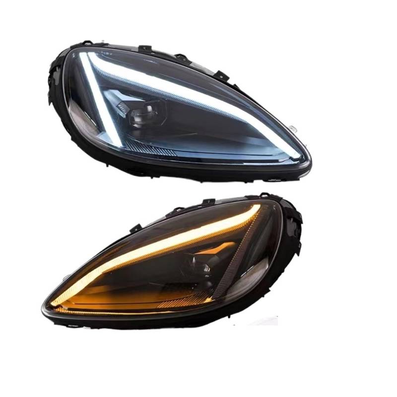 Autoscheinwerfer im neuen Stil, kompatibel mit Corvette C6-Scheinwerfern 2005–2013, Blinker mit Doppelstrahlobjektiv von NDCIMBPF