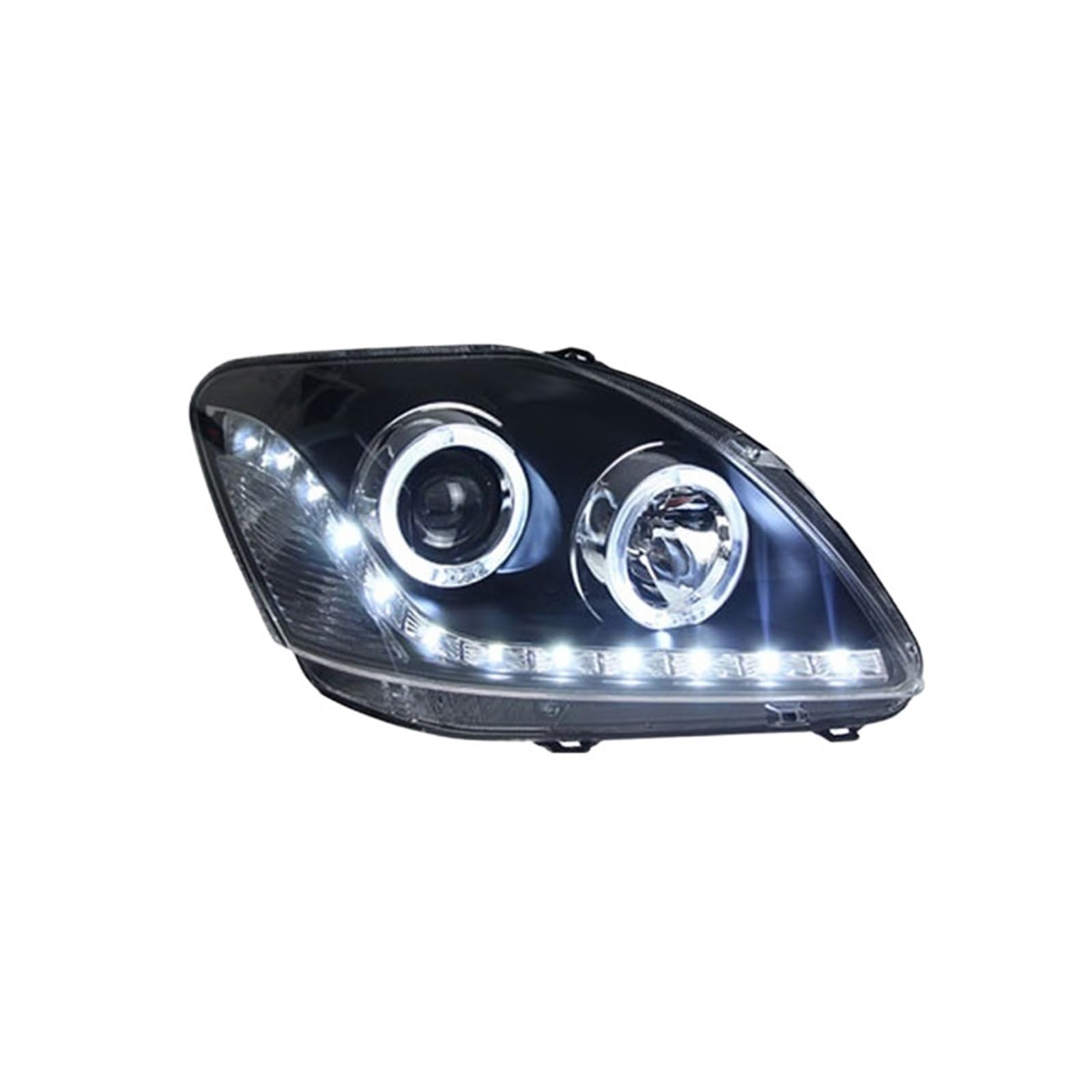 Autoscheinwerfer kompatibel für Toyota Vios 2008–2012, Modifikations-Upgrade, Frontleuchten, Winkelauge, Doppellinse, Scheinwerfer, Automontage(Low beam LED) von NDCIMBPF