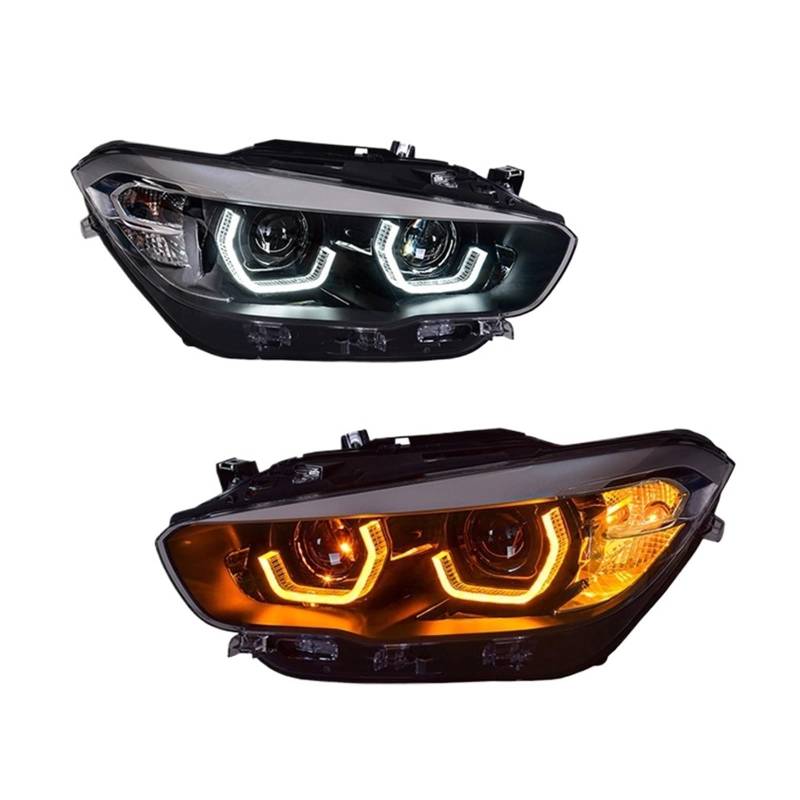 Autozubehör Kompatibel für BMW 1er F20 120i 118i 2015-2018 Refit Halogenlicht Scheinwerferbaugruppe von NDCIMBPF