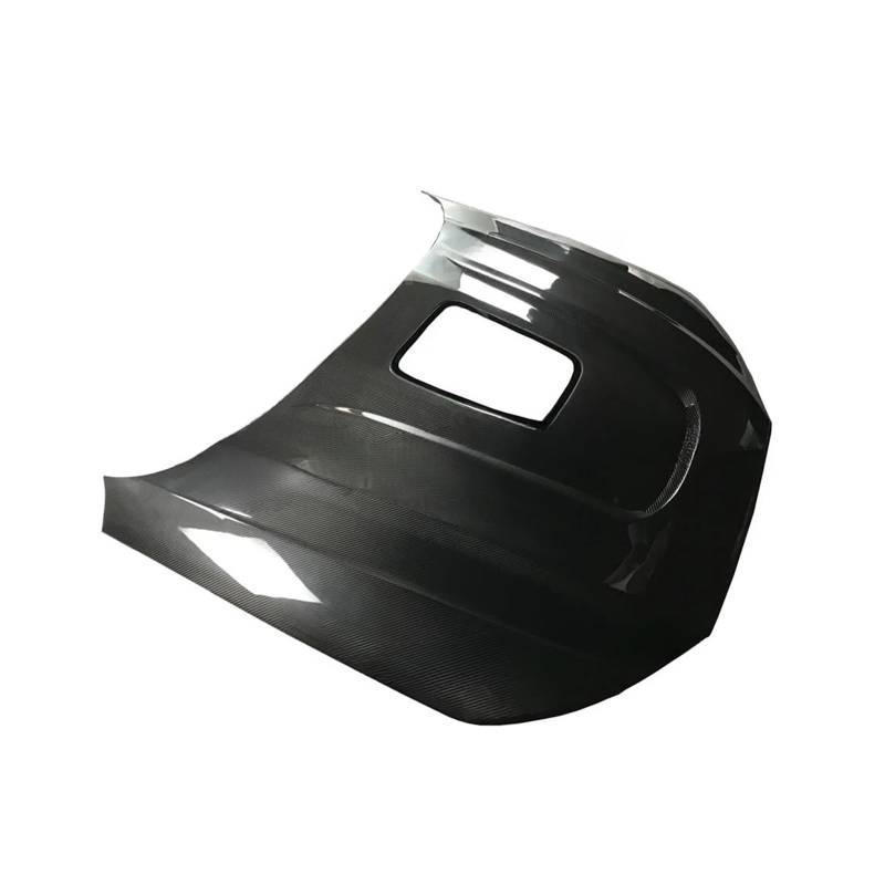 Dry Carbon Fiber/Fiber Glass Auto Front Motorhaube Abdeckung Transparent Motorhaube Kompatibel Für A4 S4 B10 2019 2020(Carbon Fiber Pattern) von NDCIMBPF