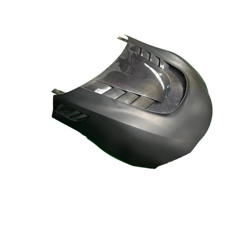 Faser/FRP Front Motorhaube Trim Abdeckung Kompatibel Für Toyota Kompatibel Für Supra GR A90 A91 MK5 Racing Stoßstange Motorhaube 2019-2022(Half Carbon) von NDCIMBPF