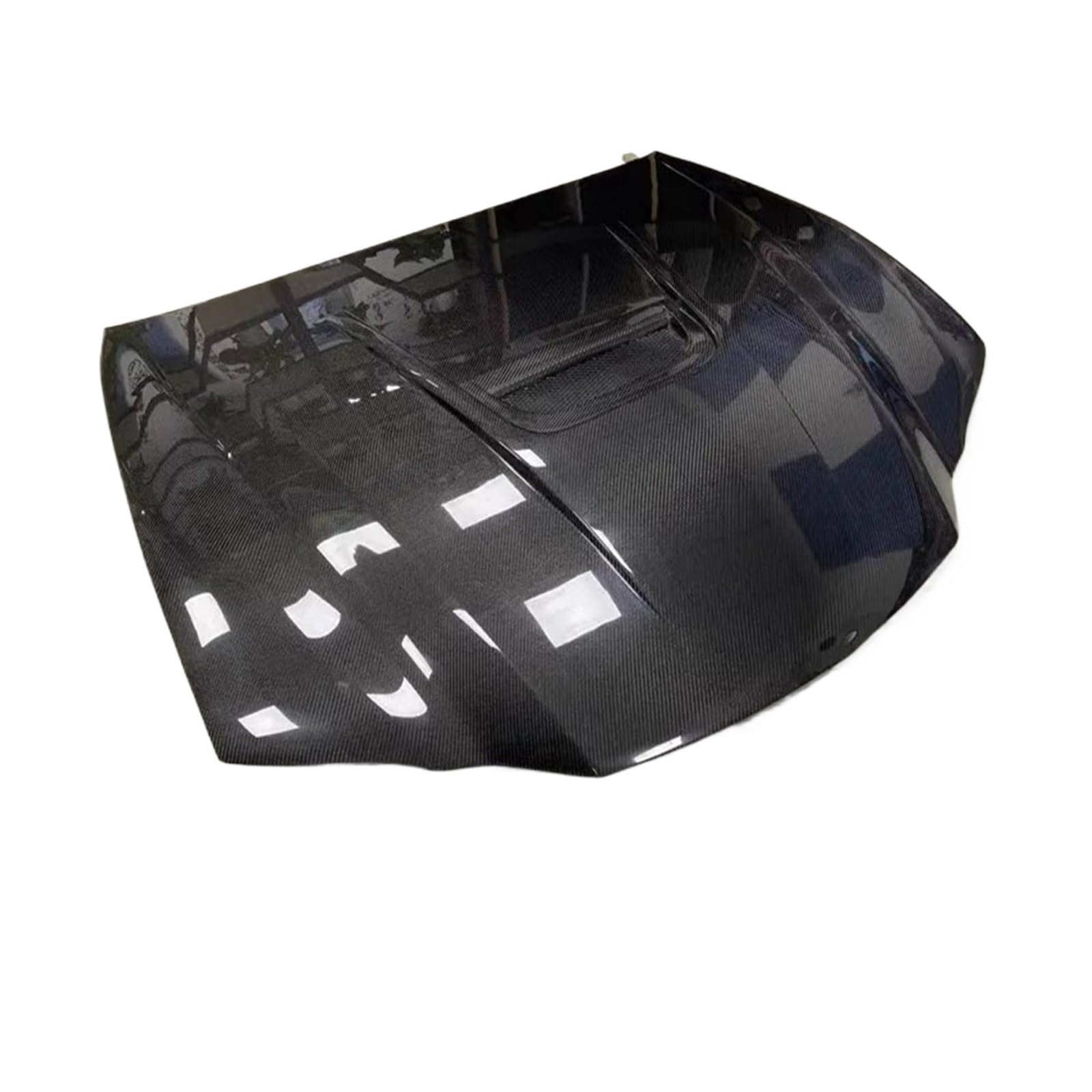 Kompatibel für Lexus GS350 GS300 GS450 GS460 2012–2020, Carbon-Faser, Front-Motorhauben-Entlüftungsschutz, Spoiler-Abdeckung.(Double sided carbon) von NDCIMBPF