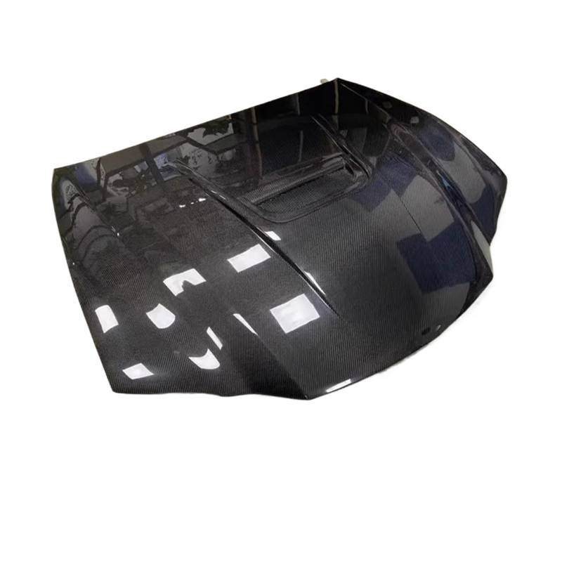 Kompatibel für Lexus GS350 GS300 GS450 GS460 2012–2020, Carbon-Faser, Front-Motorhauben-Entlüftungsschutz, Spoiler-Abdeckung.(Double sided carbon) von NDCIMBPF