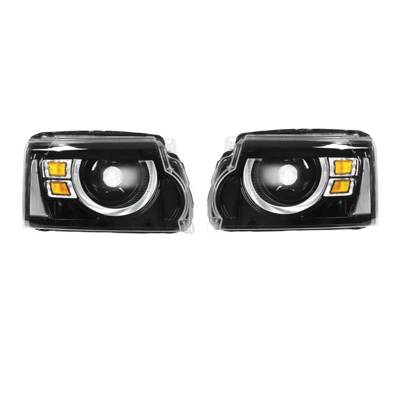 Kompatibel mit Discovery 4 LR4 L319 2009–2016, Autolichter, Plug-and-Play, Defender-Design, Vollscheinwerfer-Projektor(Right Hand Drive) von NDCIMBPF