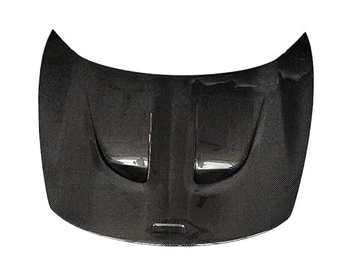 P1 Style Real Carbon Fiber Frontstoßstange Motorhaube Motorhaube Entlüftungsabdeckung Kompatibel für Mclaren MP4-12C 650S 2011-2018(Double-sided carbon) von NDCIMBPF