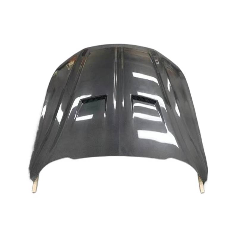 Real Carbon Fiber Front Stoßstange Motor Haube Vent Abdeckung Kompatibel Für Ford Mustang 18-22(Carbon Fiber Pattern) von NDCIMBPF