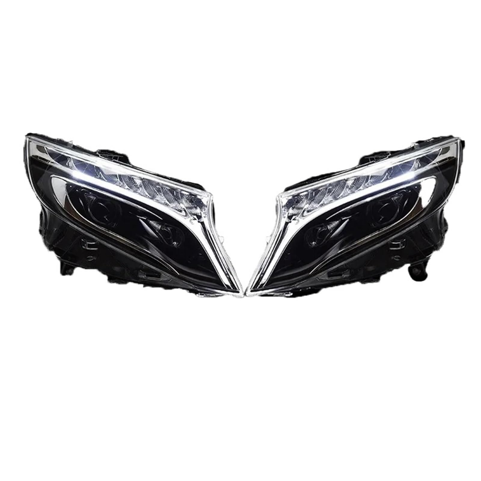 Scheinwerfer kompatibel für Benz Vito Scheinwerferbaugruppe 2013–2019 W447 Scheinwerfer DRL Projektorobjektiv Dynamisches Auto-Styling Autozubehör(Right Hand Drive) von NDCIMBPF