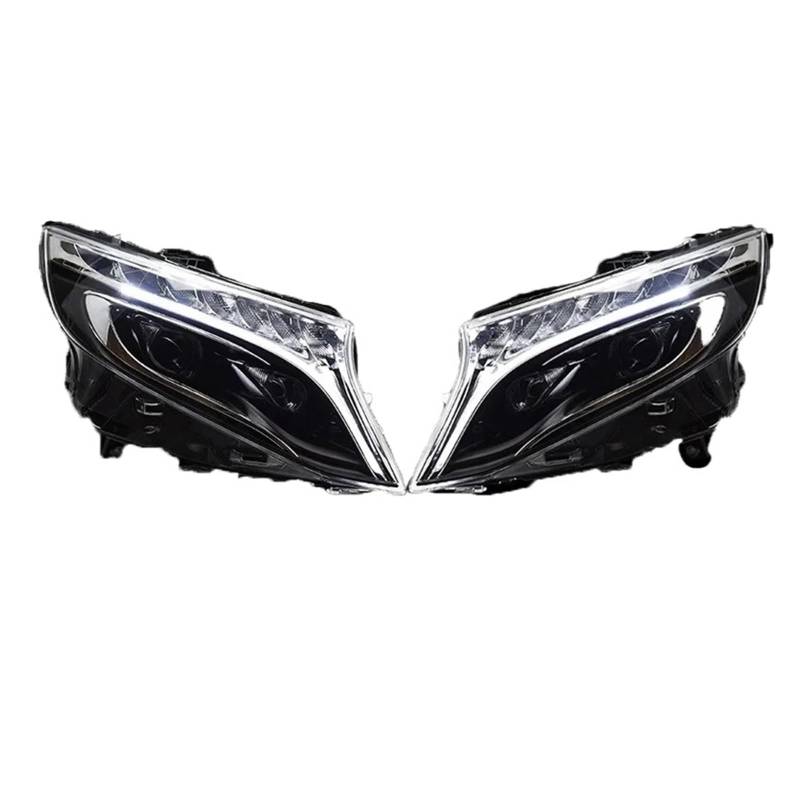 Scheinwerfer kompatibel für Benz Vito Scheinwerferbaugruppe 2013–2019 W447 Scheinwerfer DRL Projektorobjektiv Dynamisches Auto-Styling Autozubehör(Right Hand Drive) von NDCIMBPF