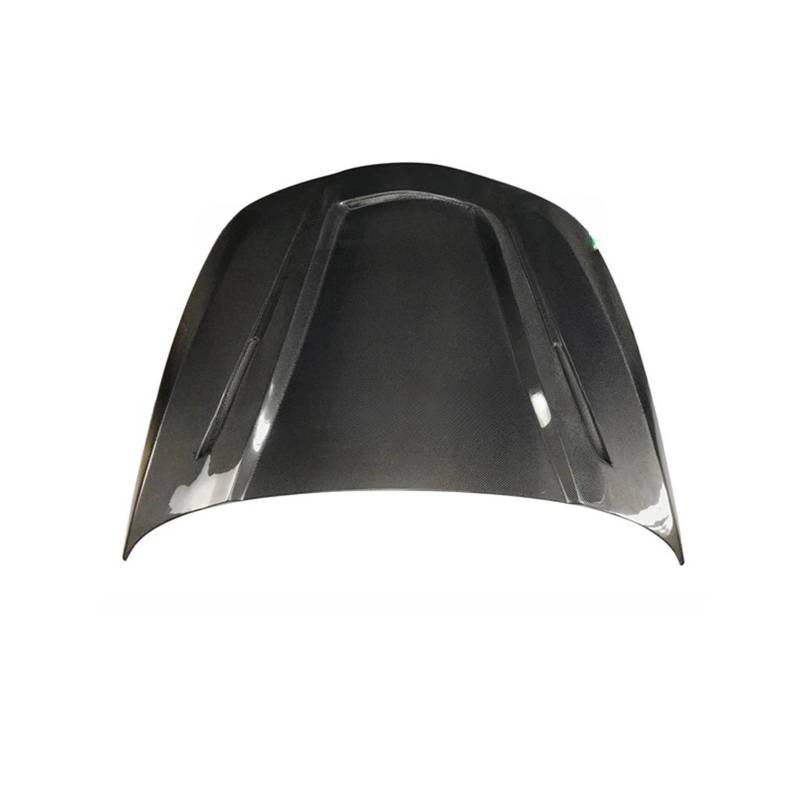 Trockenes Kohlefasermaterial, vordere Motorhaube, Entlüftungsverkleidung, Motorhaubenkappe, kompatibel mit Alfa Romeo Stelvio 2017 2018 2019, Auto-Styling FRP(Carbon Fiber Pattern) von NDCIMBPF