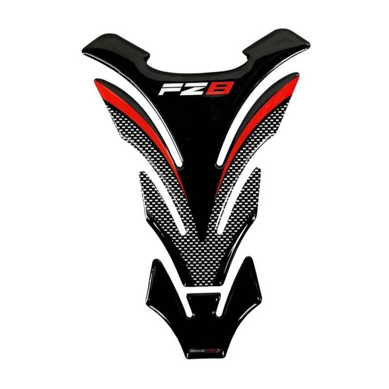 Motorrad Tankaufkleber 3D Motorrad Tankpad Schutzaufkleber für Ya&maha FZ8 FZ 8 von NDEWOXMF
