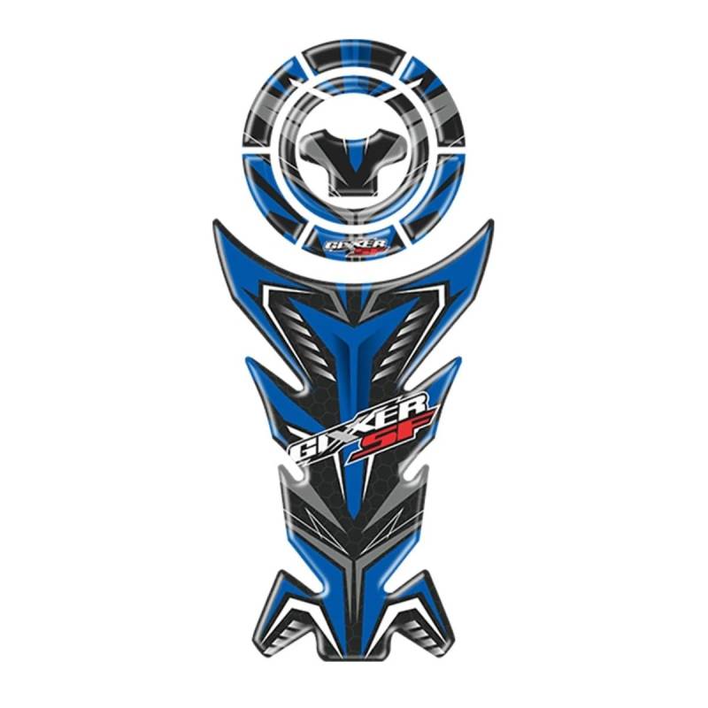 Motorrad Tankaufkleber 3D geändert Gixxer Aufkleber Motorrad Tank Pad Protector Aufkleber Kit für Suzuki Gixxer Sf 150 250 Abs von NDEWOXMF