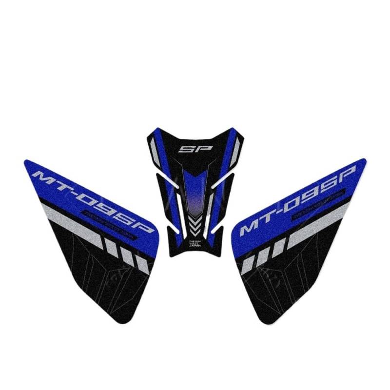 Motorrad Tankaufkleber MT09SP Motorrad Anti-Rutsch-Tankpad Aufkleber Schutzaufkleber Zubehör Wasserdicht Für Ya&maha MT-09 SP MT 09 SP 2021-2023 von NDEWOXMF