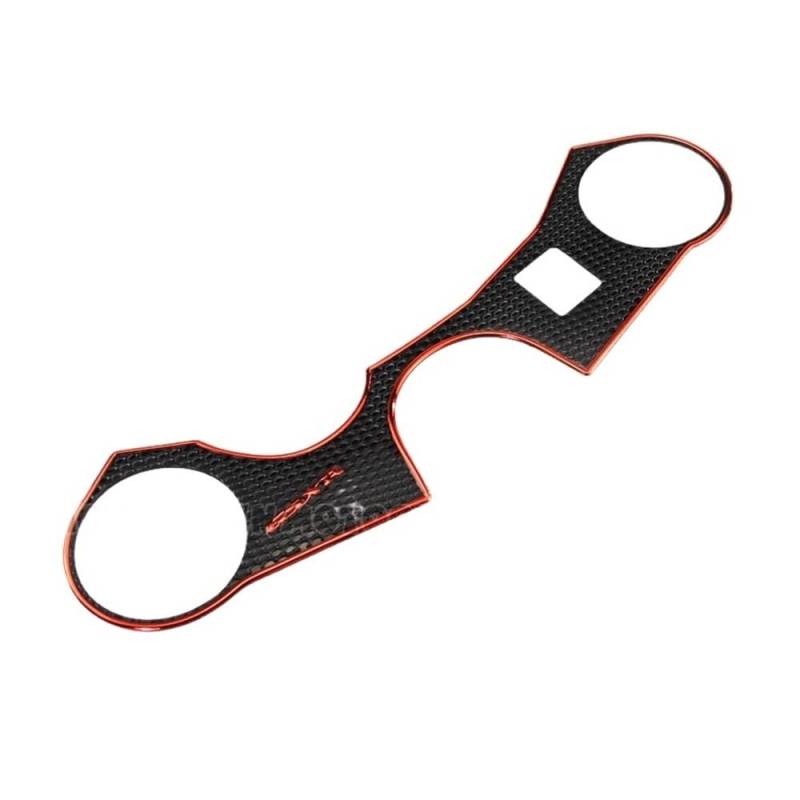 Motorrad Tankaufkleber Motorrad Aufkleber Gabelbrücke Top Clamp Oberen Front End Lenker Abdeckung Pad Aufkleber für Suzuki GSXR 600 750 K6K7K8K9 2006-2017 von NDEWOXMF