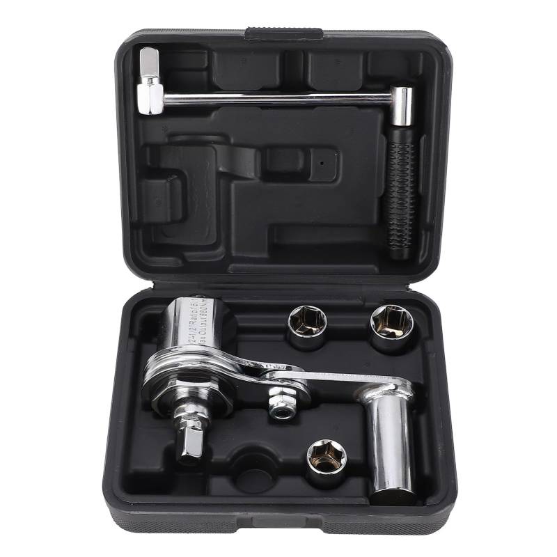 NDNCZDHC 1/2in Torsion Multiplier Wrench Looseing Nuts 1:16 Gear Ratio Car Tire Nut Remover with 17mm 19mm 21mm Sockets for Car SUV von NDNCZDHC