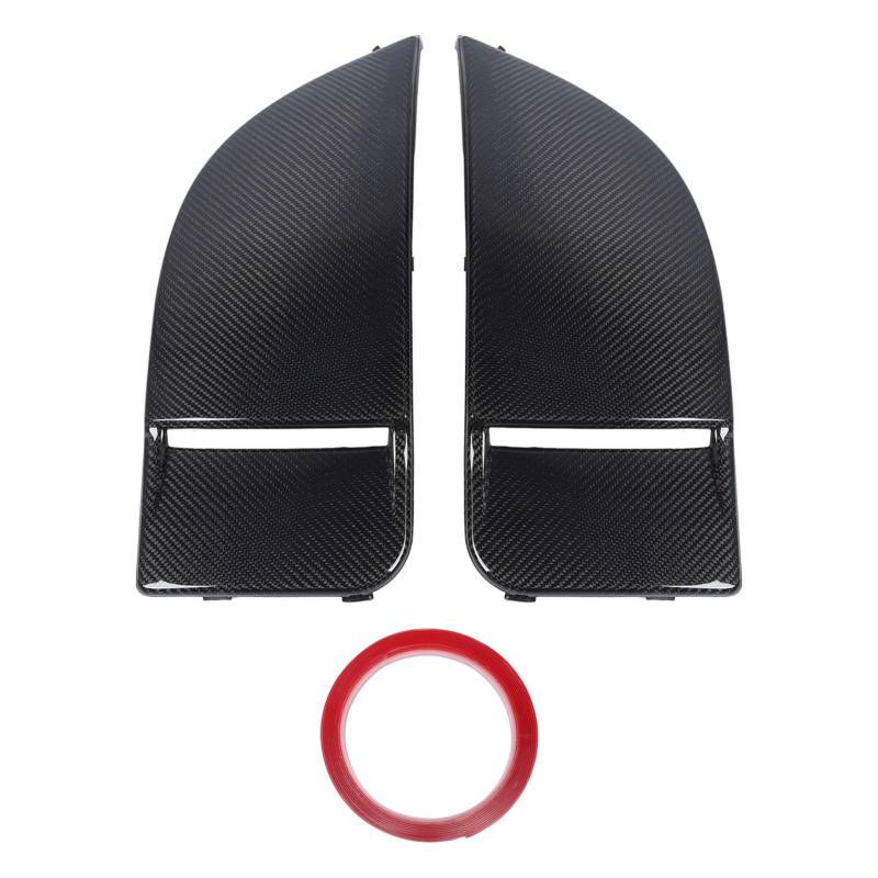 NDNCZDHC 1 Pair Carbon Fiber Fog Light Cover Lightweight Left Right Front Bumper Fog Lamp Cover for Impreza WRX STI 2004‑2005 von NDNCZDHC