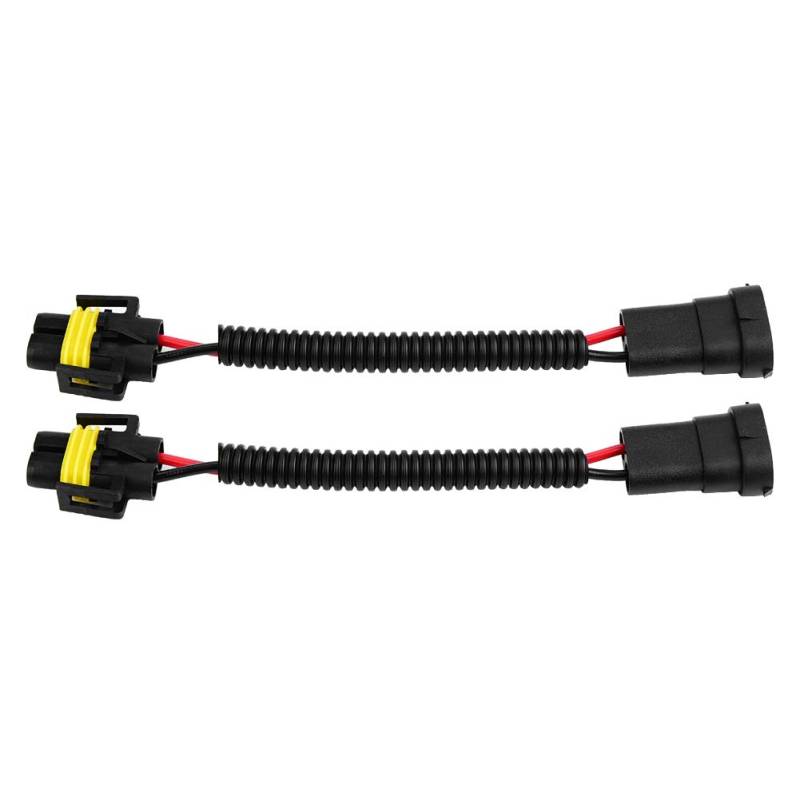 NDNCZDHC 2Pcs Headlight Fog Lamp Extension Wiring Harness Sockets Connector Adapter for H11 von NDNCZDHC