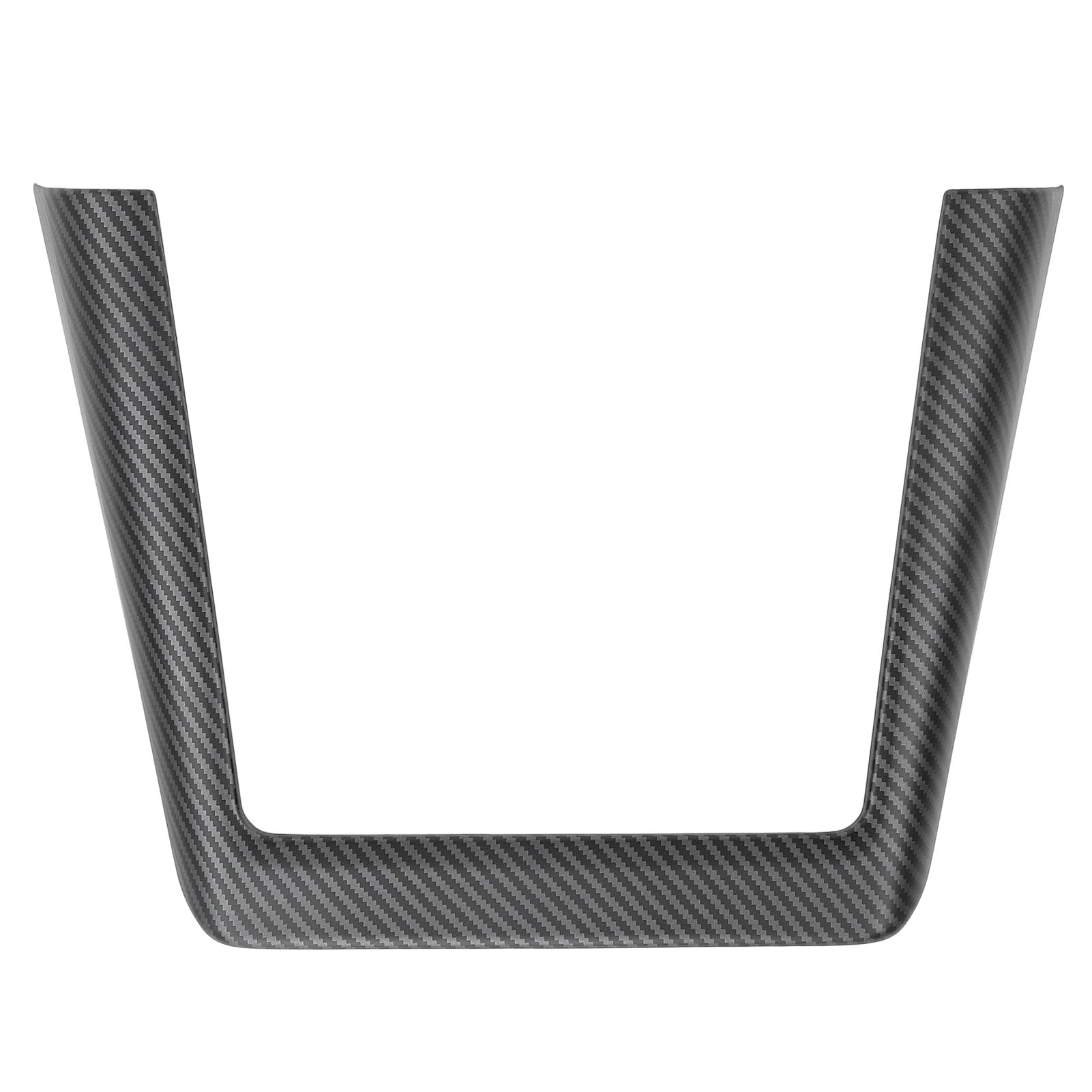 NDNCZDHC Center Console Trim Cover Comfortable Grip Wear Resist Interior Console Decorative Stickers for Vehicle (Matte Carbon Fiber Pattern) von NDNCZDHC