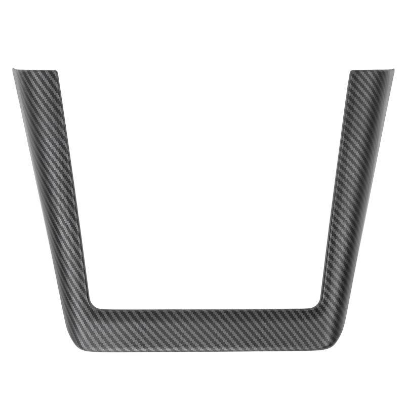 NDNCZDHC Center Console Trim Cover Comfortable Grip Wear Resist Interior Console Decorative Stickers for Vehicle (Matte Carbon Fiber Pattern) von NDNCZDHC