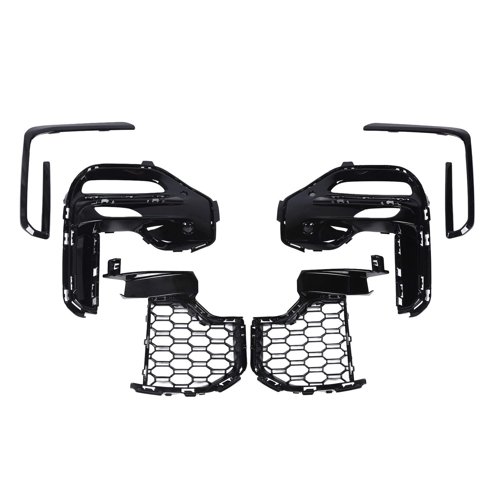NDNCZDHC Front Bumper Fog Lamp Frame Intake Grille Side Air Trim Grill Replacement Cover Bezel for X5 G05 M50 M Sport Pre‑LCI NDNCZDHC Front Bumper Fog Lamp Frame Intake Grille Side Air Trim Grill Replacement Cover Bezel for X5 G05 M50 M Sport Pre‑LCI von NDNCZDHC