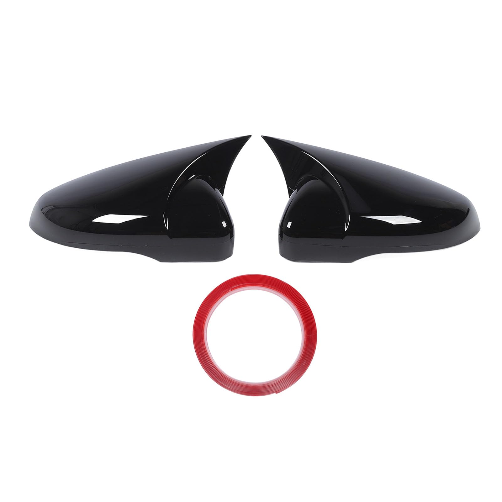 NDNCZDHC Pair of Glossy Black Rearview Mirror Cap Stylish Sporty Enhance Appearance Wing Mirror Cover Cap for MK6 GTD R 2009 to 2013 NDNCZDHC Pair of Glossy Black Rearview Mirror Cap Stylish Sporty Enhance Appearance Wing Mirror Cover Cap for MK6 GTD R 2009 to 2013 von NDNCZDHC