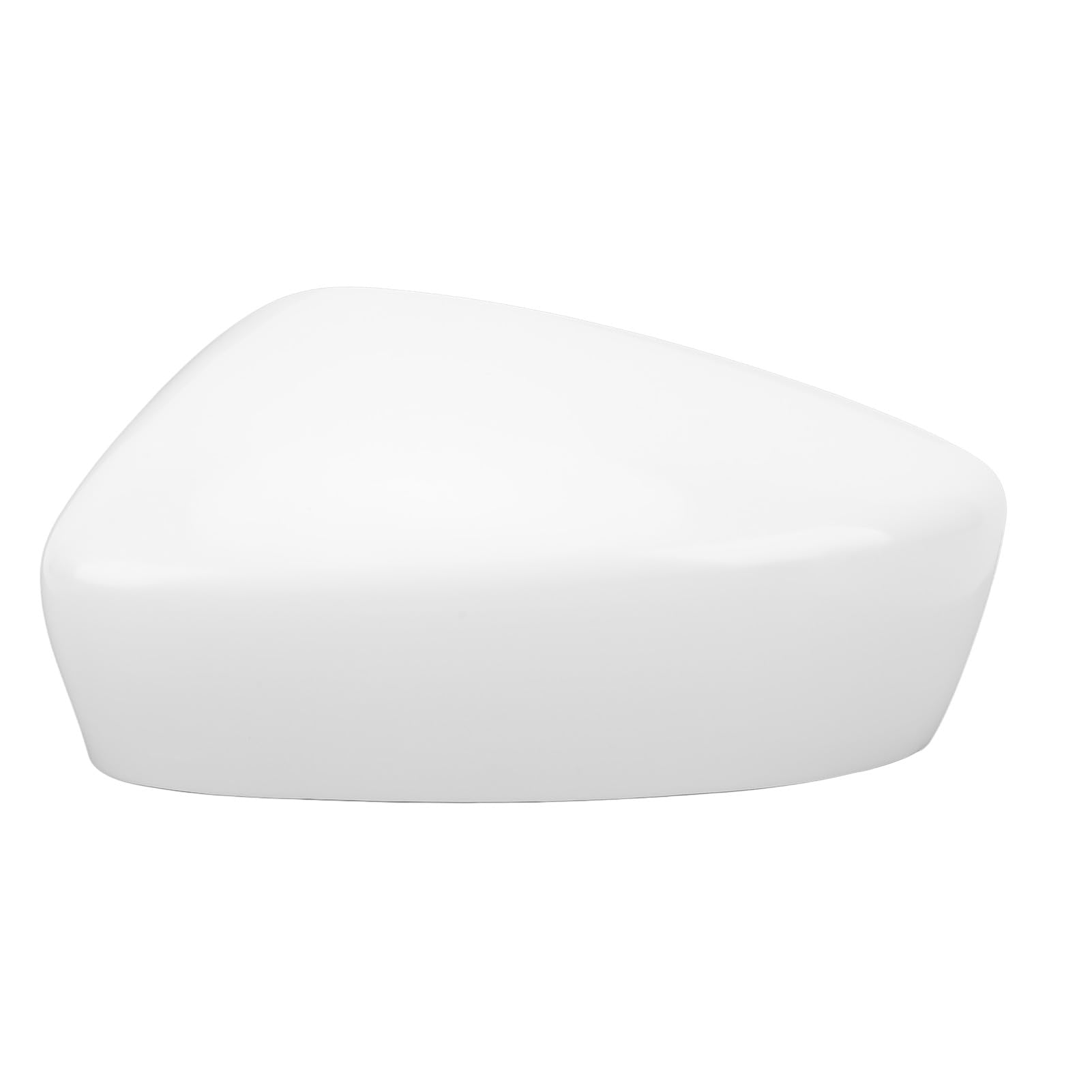 NDNCZDHC Side Mirror Cap Unpainted White High Strength Door Rearview Mirror Cover Cap for 3 Axela M3 2014 to 2016 (Left) von NDNCZDHC