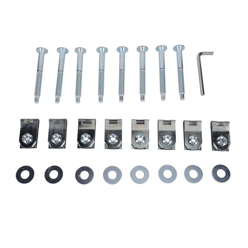 NDNCZDHC Truck Bed Mounting Hardware Kit W706640S900 Bolts Nut Set for F‑450 F‑550 Super Duty Truck 1999 to 2016 von NDNCZDHC