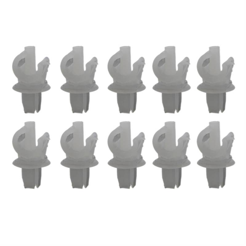 NEGRO 10x Haube Motorhaube Stange Unterstützung Prop Clip Clamp Fit for VW, Fit for Golf Jetta Passat Transporter Polo Käfer 357823397 auto Verschluss Retainer Halterungen für Haubenstützen von NEGRO