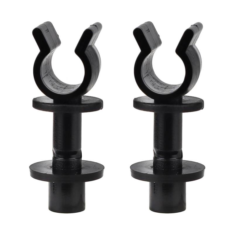 NEGRO 2 stücke Haube Motorhaube Unterstützung Bleiben Prop Clips Retainer Fit for LAND ROVER, Defender 90 110 130 TD5 Entdeckung 1 Range Rover Classic PRC3180 Halterungen für Haubenstützen von NEGRO