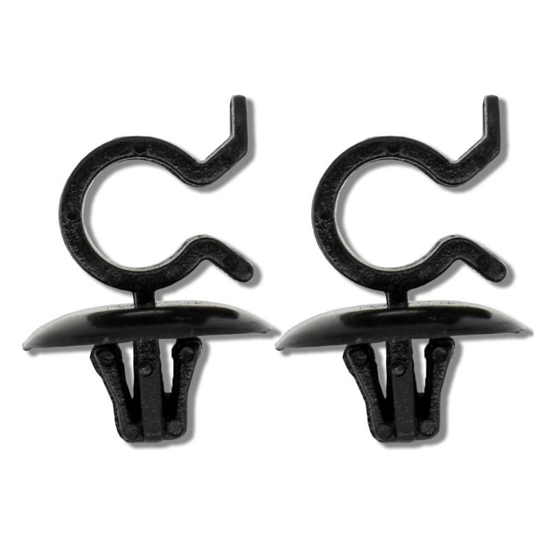 NEGRO 2x Haube Motorhaube Stange Prop Unterstützung Bleiben Clip Halter Clamp Verschluss Retainer Fit for Peugeot, 1007 106 206 306 3008 407 Partner B9 792834 Halterungen für Haubenstützen von NEGRO