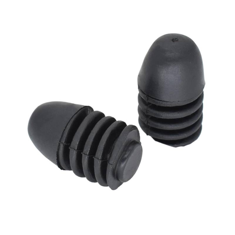 NEGRO 2x Motorhaubengummi, passend for VW, passend for Dasher Rabbit Jetta Scirocco Golf Polo Tiguan 4000 Kissen Auto Stoßstangendeckel Heckklappenanschlagpuffer Motor-Gummigehäuse von NEGRO
