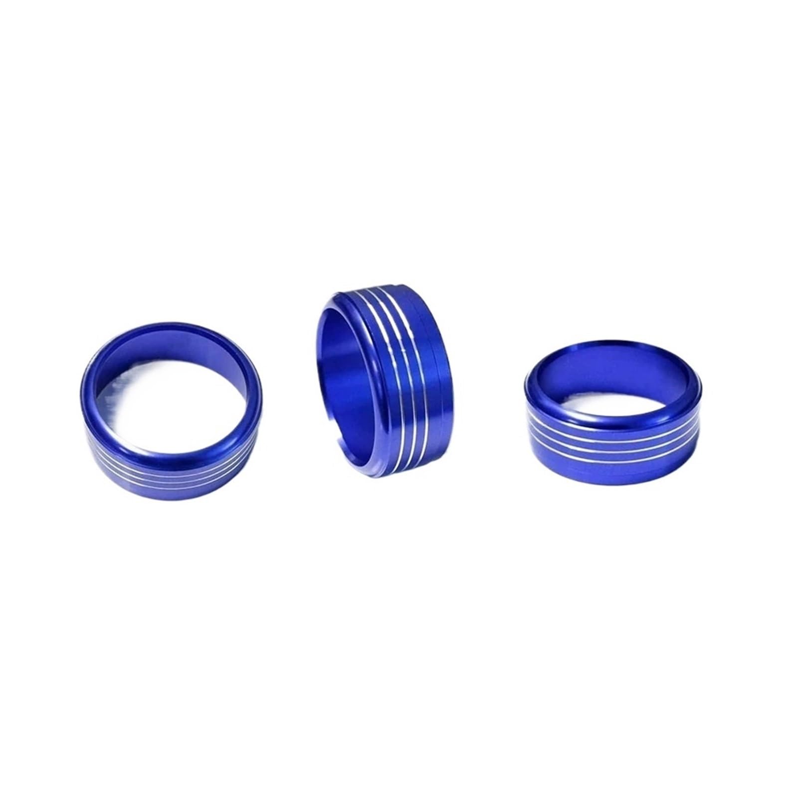 NEGRO 3-teilige Ringabdeckungen for den Klimaregler, passend for Subaru, WRX STI Impreza Forester XV Crosstrek, blau kompatibel Armaturenbrett-Knopf-Akzent NEGRO 3-teilige Ringabdeckungen for den Klimaregler, passend for Subaru, WRX STI Impreza Forester XV Crosstrek, blau kompatibel Armaturenbrett-Knopf-Akzent von NEGRO