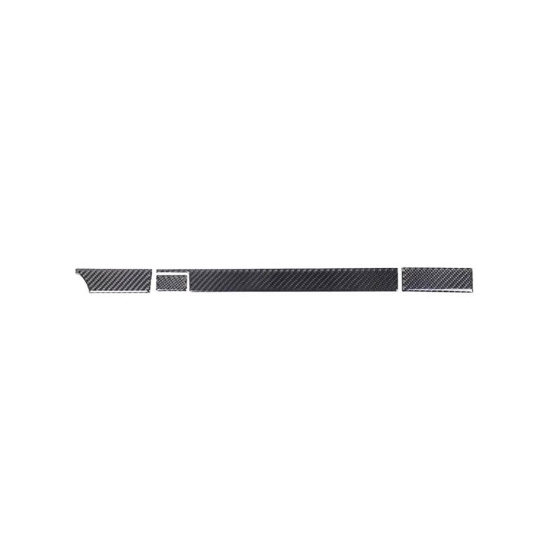 NEGRO 4-teiliges Set dekorativer Aufkleber for das Ablagefach der Fahrgastzelle, passend for Toyota Tundra 2007-2013 Co-Pilot-Zieraufkleber für das Armaturenbrett von NEGRO