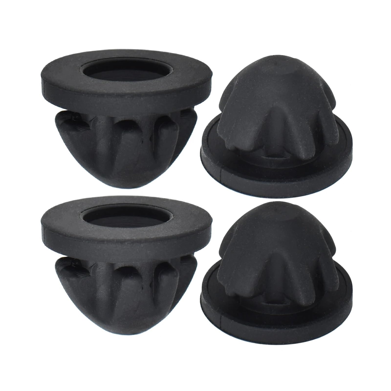 NEGRO 4 x Motorabdeckungsgummi, passend for 1er 2 3 4 5 6 7er X1 X2 X3 X4 X5 X6, passend for Mini 11127614138, Gummibuchse for obere Zierleiste, Anschlagpuffer Motor-Gummigehäuse(4PCS(Recommend)) von NEGRO