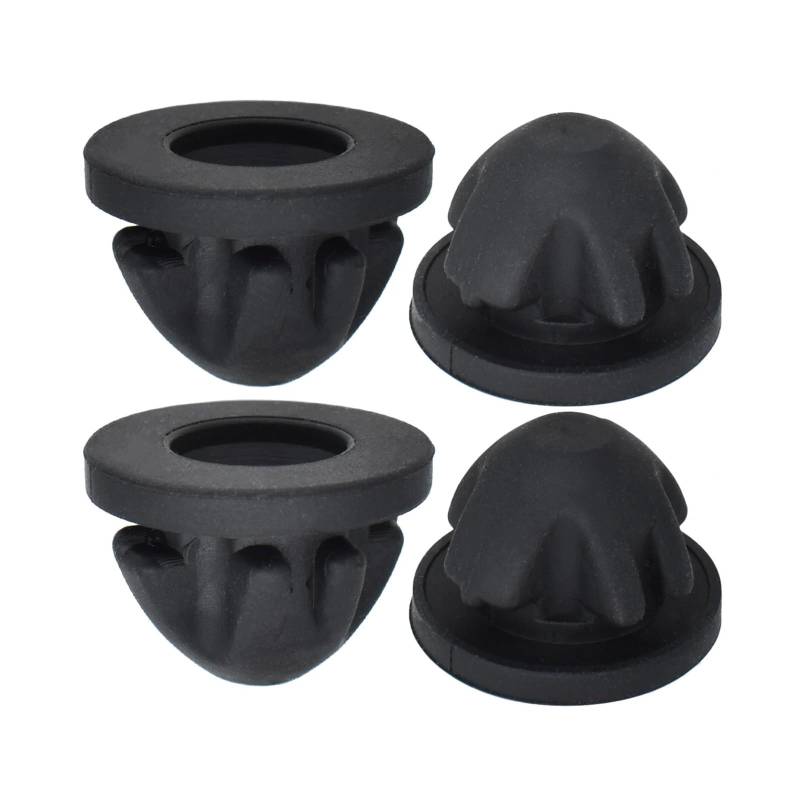 NEGRO 4 x Motorabdeckungsgummi, passend for 1er 2 3 4 5 6 7er X1 X2 X3 X4 X5 X6, passend for Mini 11127614138, Gummibuchse for obere Zierleiste, Anschlagpuffer Motor-Gummigehäuse(4PCS(Recommend)) von NEGRO
