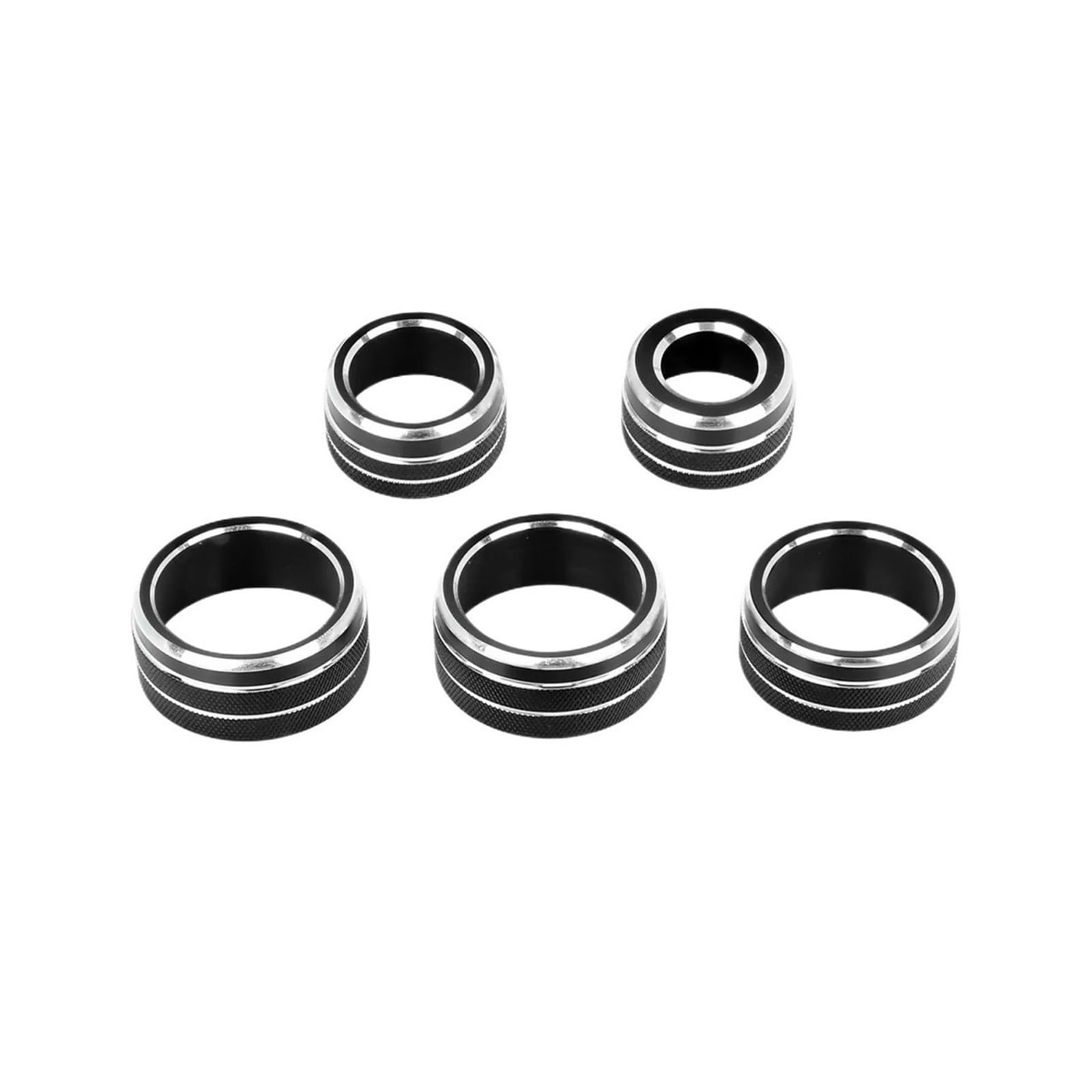 NEGRO 5-teiliger Abdeckring for die Radiolautstärketaste, passend for Toyota, Camry 2018-2020, schwarze Konsole, AC-Klima-Audio-Rückspiegelknopf Armaturenbrett-Knopf-Akzent NEGRO 5-teiliger Abdeckring for die Radiolautstärketaste, passend for Toyota, Camry 2018-2020, schwarze Konsole, AC-Klima-Audio-Rückspiegelknopf Armaturenbrett-Knopf-Akzent von NEGRO