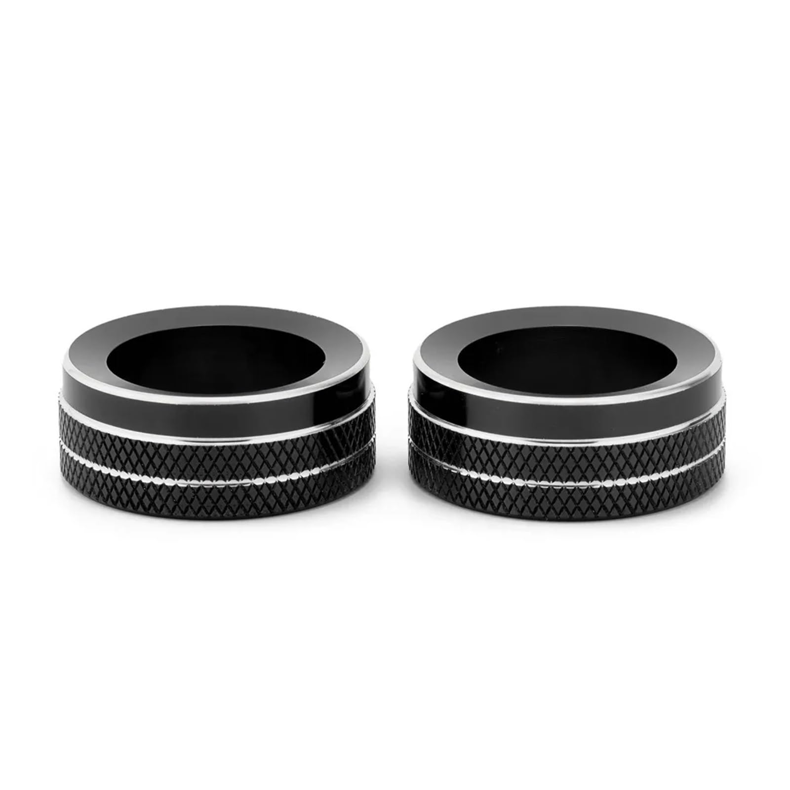 NEGRO Aufkleber for den Zierring der Autoklimaanlage-Knopfabdeckung, passend for Mazda, 3 Axela CX-30 Artez 2020–2022, Autozubehör, Styling anpassen Armaturenbrett-Knopf-Akzent(Black) von NEGRO
