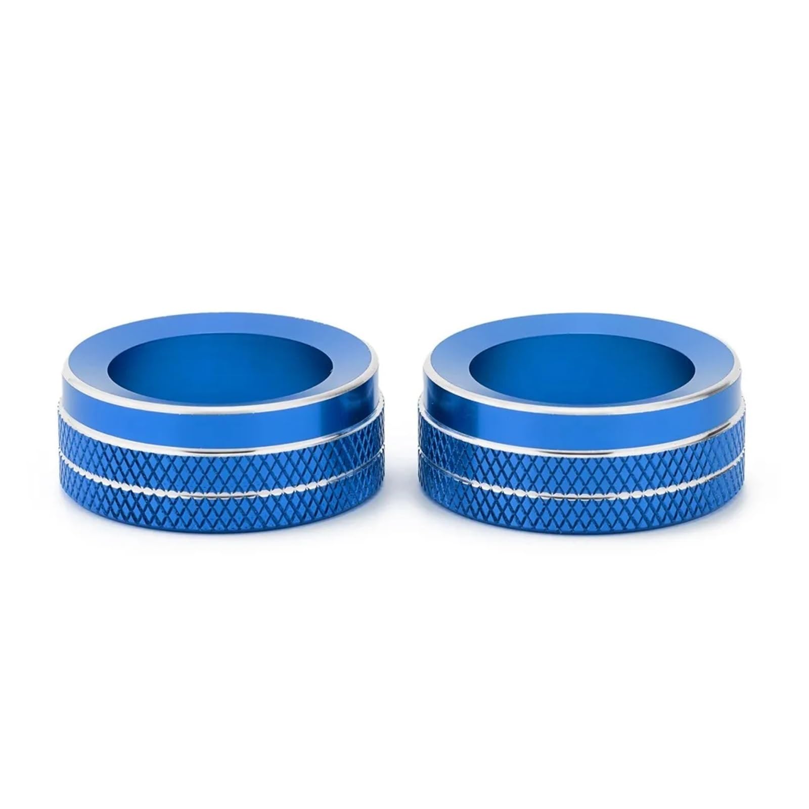 NEGRO Aufkleber for den Zierring der Autoklimaanlage-Knopfabdeckung, passend for Mazda, 3 Axela CX-30 Artez 2020–2022, Autozubehör, Styling anpassen Armaturenbrett-Knopf-Akzent(Blue) von NEGRO